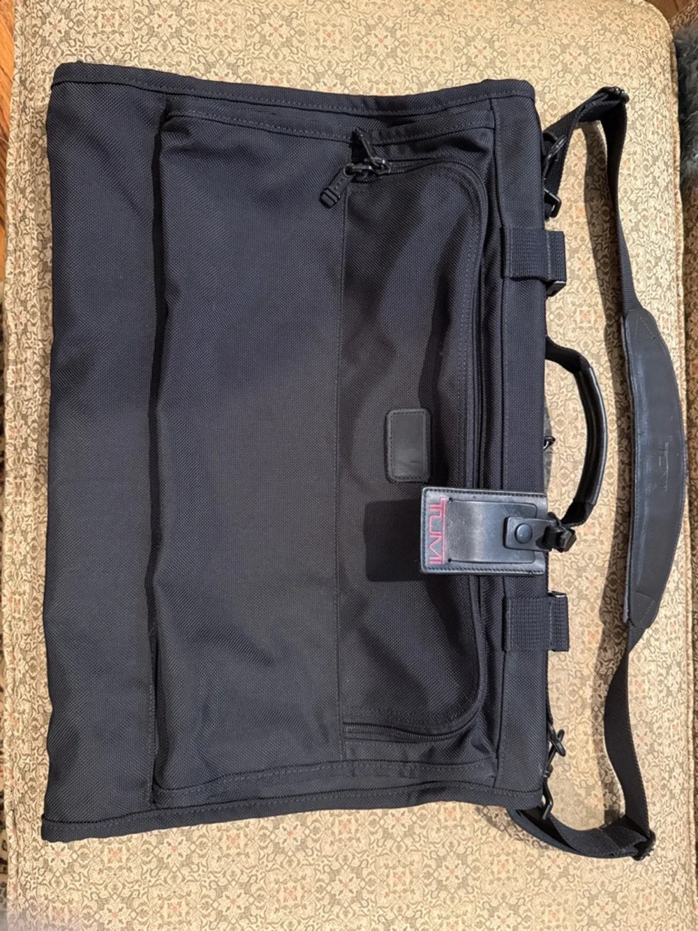 Tumi Black Men's Garment Bag with Shoulder Strap